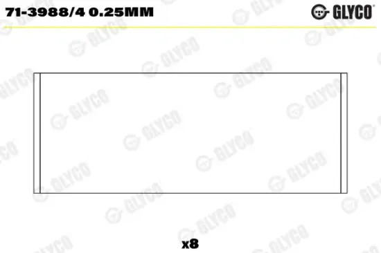 Pleuellager GLYCO 71-3988/4 0.25mm Bild Pleuellager GLYCO 71-3988/4 0.25mm