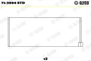 Pleuellager GLYCO 71-3994 STD