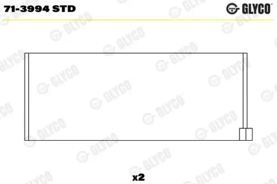 Pleuellager GLYCO 71-3994 STD Bild Pleuellager GLYCO 71-3994 STD