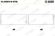 Pleuellager GLYCO 71-4007/6 STD