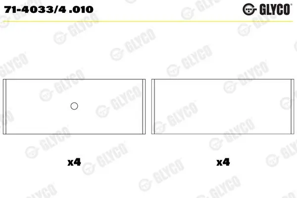 Pleuellager GLYCO 71-4033/4 .010