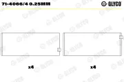 Pleuellager GLYCO 71-4066/4 0.25mm