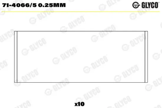 Pleuellager GLYCO 71-4066/5 0.25MM Bild Pleuellager GLYCO 71-4066/5 0.25MM