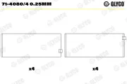 Pleuellager GLYCO 71-4080/4 0.25mm