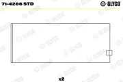 Pleuellager GLYCO 71-4206 STD