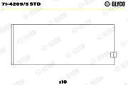 Pleuellager GLYCO 71-4209/5 STD