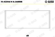 Pleuellager GLYCO 71-4246/4 0.30mm