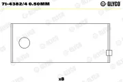 Pleuellager GLYCO 71-4382/4 0.50mm