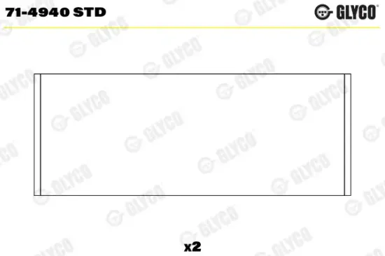 Pleuellager GLYCO 71-4940 STD Bild Pleuellager GLYCO 71-4940 STD