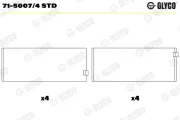 Pleuellager GLYCO 71-5007/4 STD