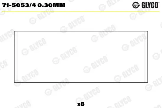 Pleuellager GLYCO 71-5053/4 0.30mm Bild Pleuellager GLYCO 71-5053/4 0.30mm