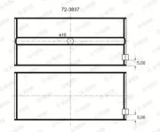 Pleuellager GLYCO 71-4311/4 STD