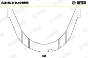 Distanzscheibe, Kurbelwelle GLYCO A215/2 0.10mm