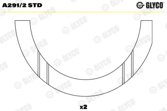 Distanzscheibe, Kurbelwelle GLYCO A291/2 STD Bild Distanzscheibe, Kurbelwelle GLYCO A291/2 STD