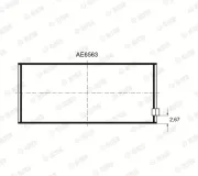 Pleuellager GLYCO 71-5053/4 0.30mm