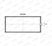 Pleuellager GLYCO 71-5053/4 STD