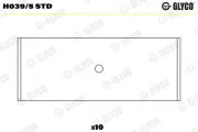 Kurbelwellenlager GLYCO H039/5 STD