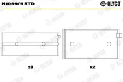 Kurbelwellenlager GLYCO H1069/5 STD