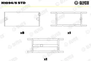 Kurbelwellenlager GLYCO H1094/5 STD