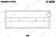 Kurbelwellenlager GLYCO H1095/6 STD