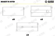 Kurbelwellenlager GLYCO H1107/5 STD