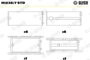 Kurbelwellenlager GLYCO H1238/7 STD