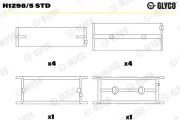 Kurbelwellenlager GLYCO H1298/5 STD