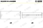 Kurbelwellenlager GLYCO H1325/5 0.50mm