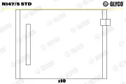 Nockenwellenlager GLYCO N147/5 STD