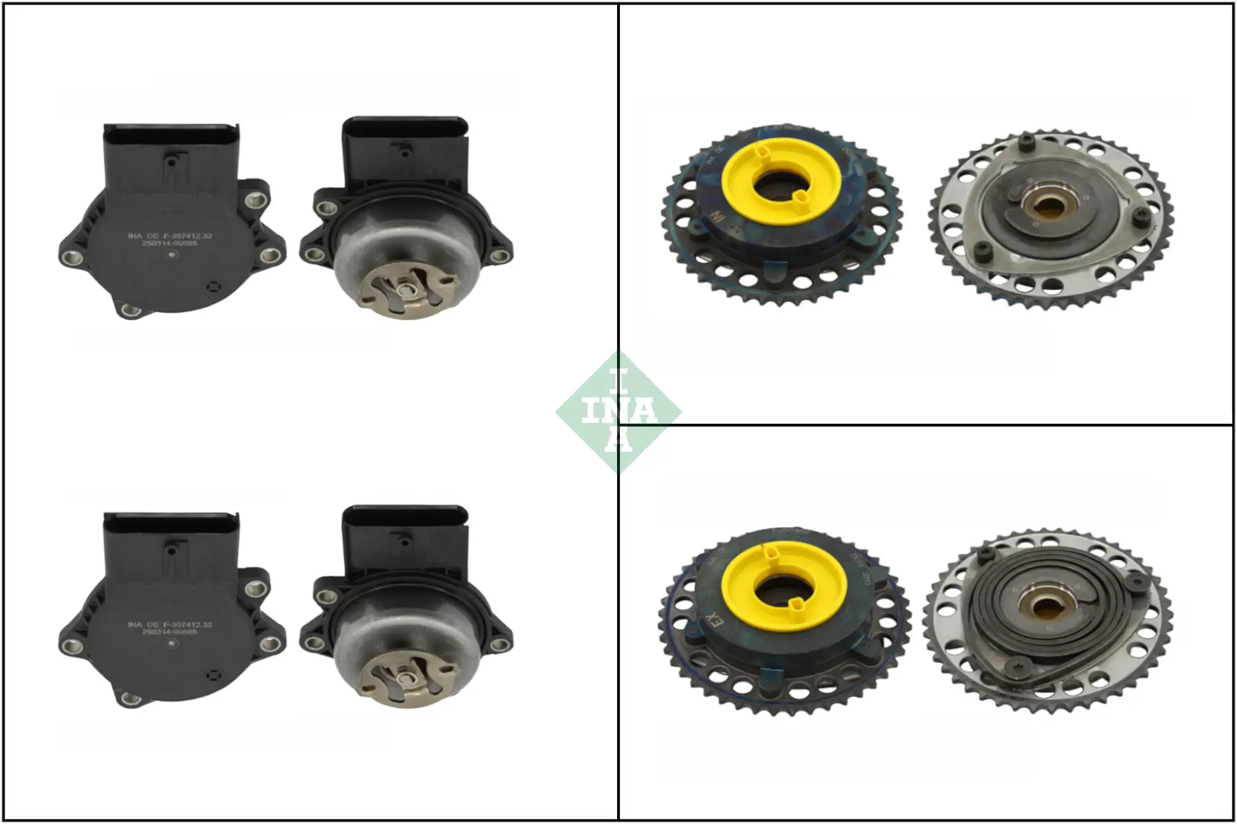 Nockenwellenverstellersatz Auslassseite Einlassseite Schaeffler INA 427 1346 40