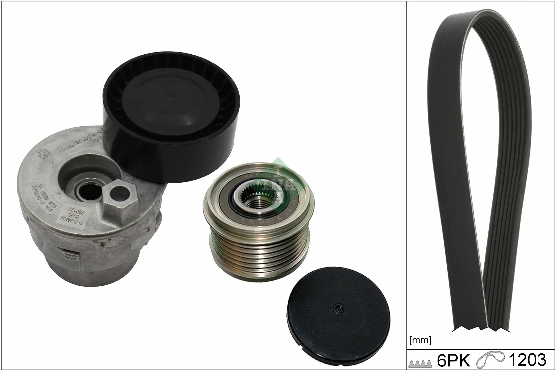 Keilrippenriemensatz Schaeffler INA 529 0009 23
