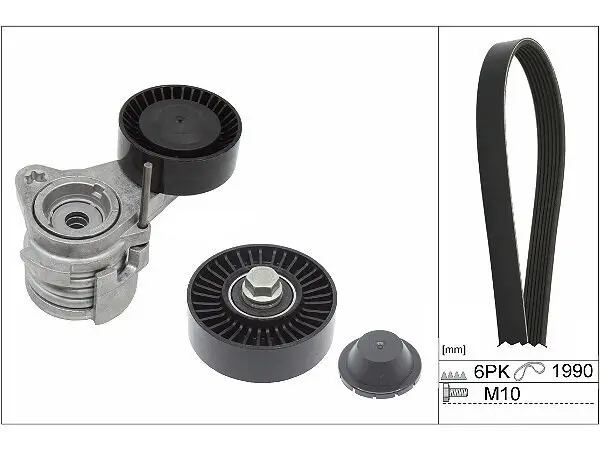 Keilrippenriemensatz Schaeffler INA 529 0043 10