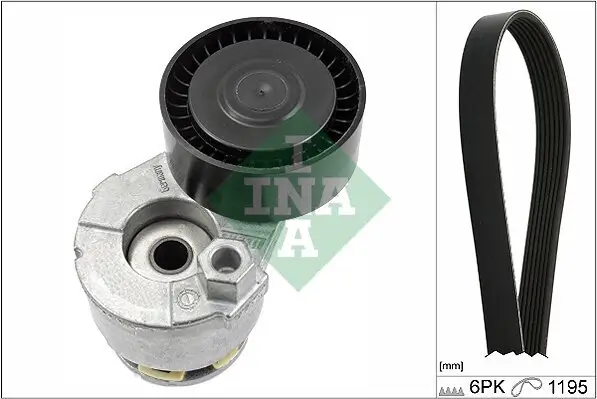 Keilrippenriemensatz Schaeffler INA 529 0117 10