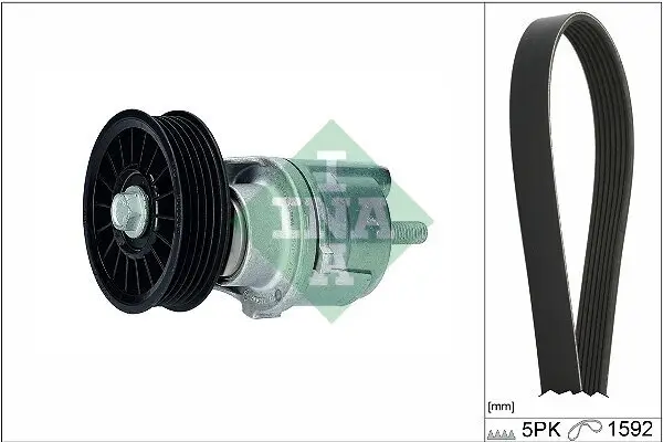 Keilrippenriemensatz Schaeffler INA 529 0161 10