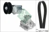 Wasserpumpe + Keilrippenriemensatz Schaeffler INA 529 0161 31