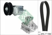 Wasserpumpe + Keilrippenriemensatz Schaeffler INA 529 0161 31