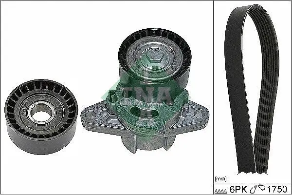 Keilrippenriemensatz Schaeffler INA 529 0164 10 Bild Keilrippenriemensatz Schaeffler INA 529 0164 10