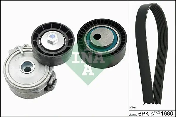 Keilrippenriemensatz Schaeffler INA 529 0166 10