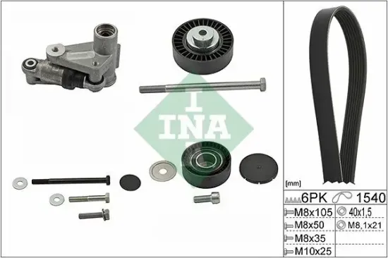 Keilrippenriemensatz Schaeffler INA 529 0199 10 Bild Keilrippenriemensatz Schaeffler INA 529 0199 10
