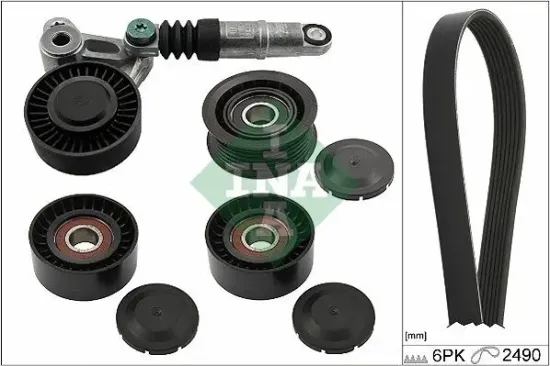 Keilrippenriemensatz Schaeffler INA 529 0209 10 Bild Keilrippenriemensatz Schaeffler INA 529 0209 10
