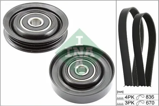 Keilrippenriemensatz Schaeffler INA 529 0230 10 Bild Keilrippenriemensatz Schaeffler INA 529 0230 10