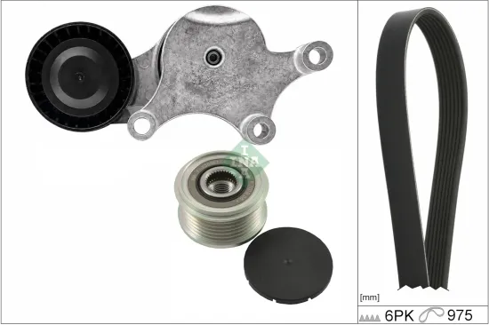 Keilrippenriemensatz Schaeffler INA 529 0261 21 Bild Keilrippenriemensatz Schaeffler INA 529 0261 21