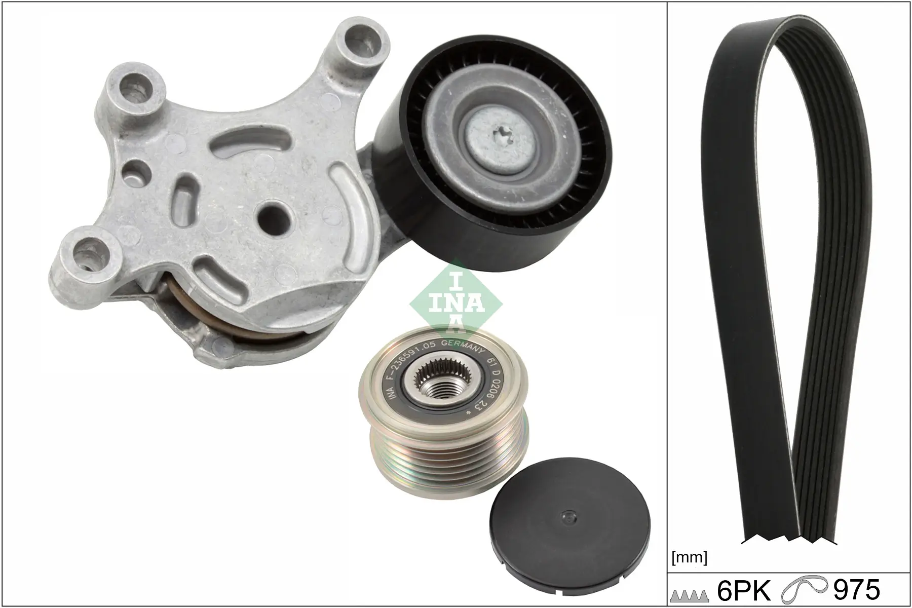 Keilrippenriemensatz Schaeffler INA 529 0261 22