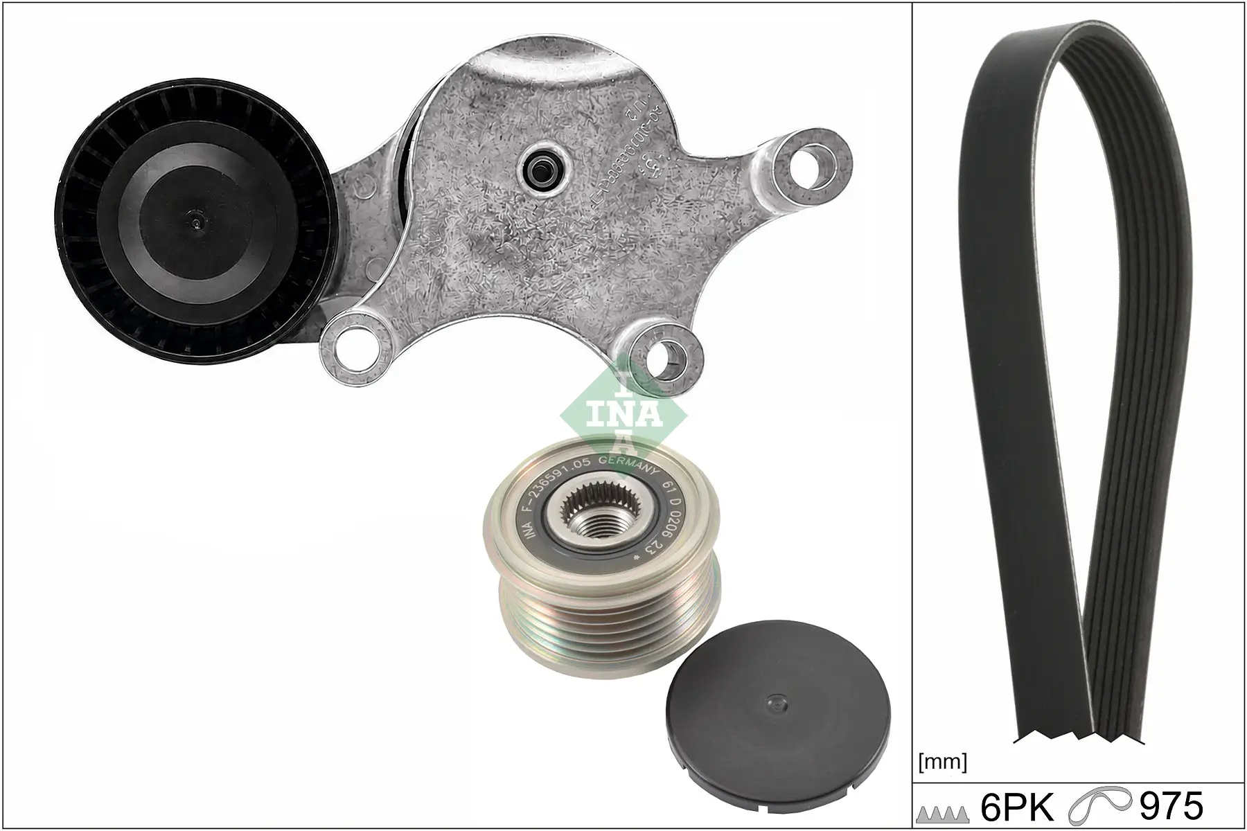 Keilrippenriemensatz Schaeffler INA 529 0261 23