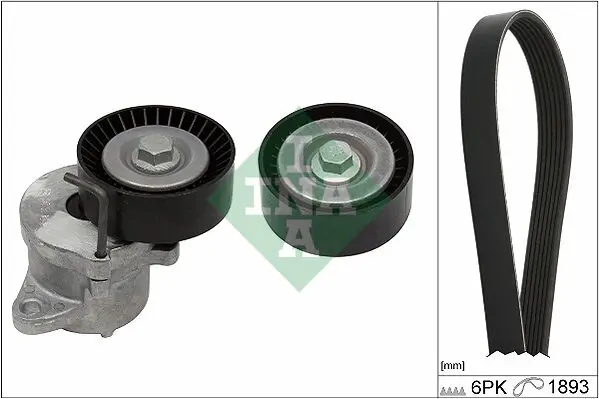 Keilrippenriemensatz Schaeffler INA 529 0349 10