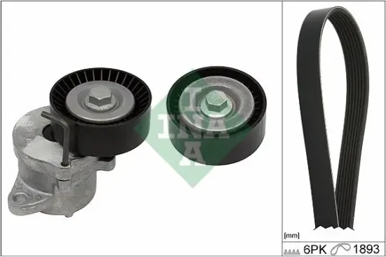 Keilrippenriemensatz Schaeffler INA 529 0349 10 Bild Keilrippenriemensatz Schaeffler INA 529 0349 10