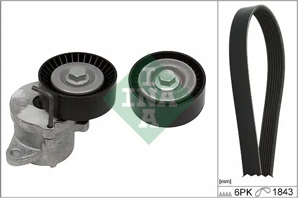 Keilrippenriemensatz Schaeffler INA 529 0350 10