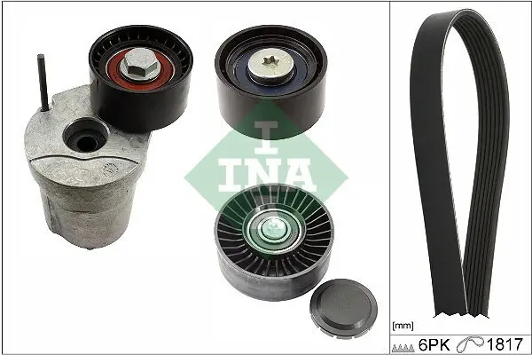 Keilrippenriemensatz Schaeffler INA 529 0368 10