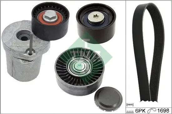 Keilrippenriemensatz Schaeffler INA 529 0369 10 Bild Keilrippenriemensatz Schaeffler INA 529 0369 10