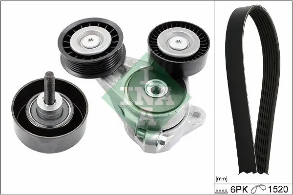 Keilrippenriemensatz Schaeffler INA 529 0376 10
